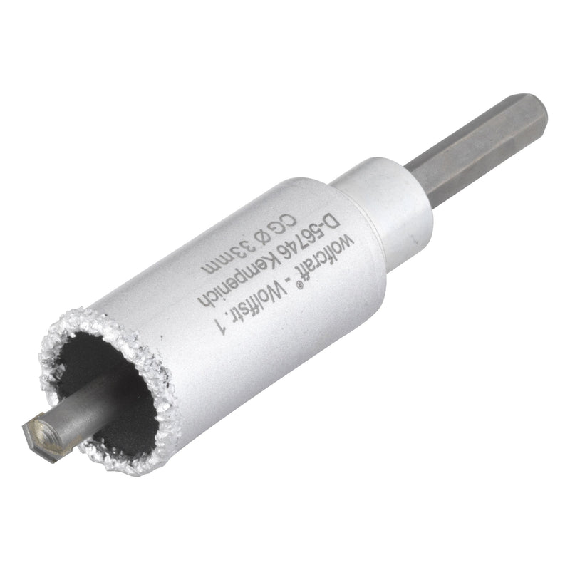 Corona Perforación Recubierta Carburo Tungsteno, With Adapter Ø33 X 55MM