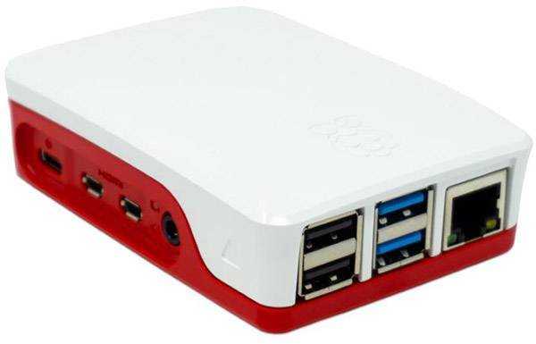 Raspberry Box Oficial Pi 4, Red/White Raspberry Box Raspberry Oficial Pi 4, Red/White (1876751)
