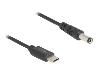 Delock 85397 Cable Power USB Type-c™ a Cc 5,5 X 2,1MM Male 1M — image 1