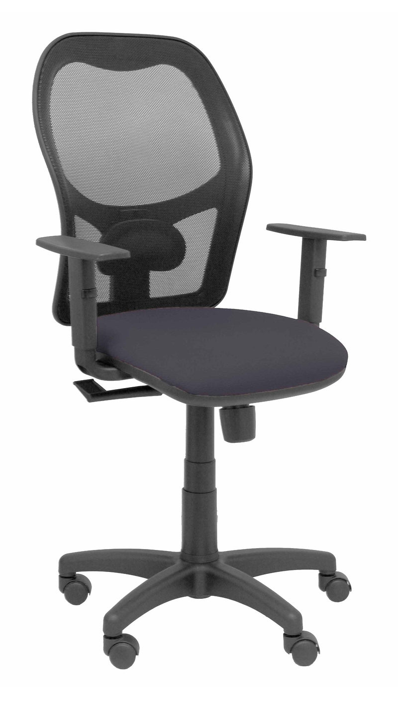 Chair Alocen Mesh Black Asiento Bali Grey Oscuro