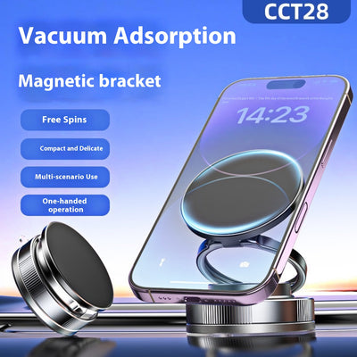 Vacuum Adsorption Magnetic Car Phone Holder