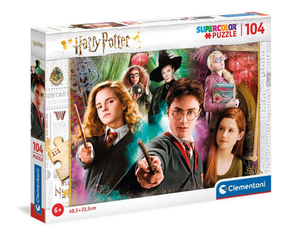Clementoni Supercolor - Mundo Mágico Harry Potter, Rompecabezas (104 Partes) — image 1