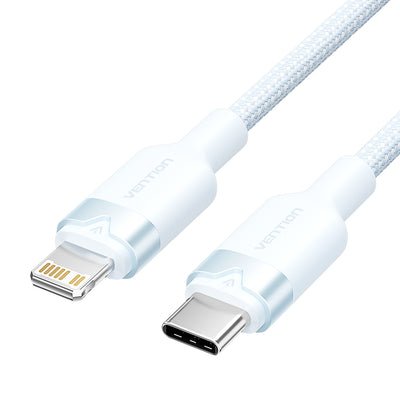 Vention USB Cable Type-c Lightning Lalsh USB Type-c Male Lightning Male 27W 480Mbps 2M Blue