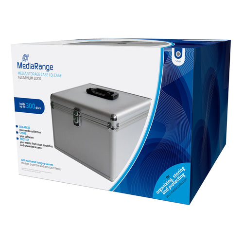 Mediarange BOX76 Case For Drives Ópticos Maleta Rígida 300 Drives Silver — image 1