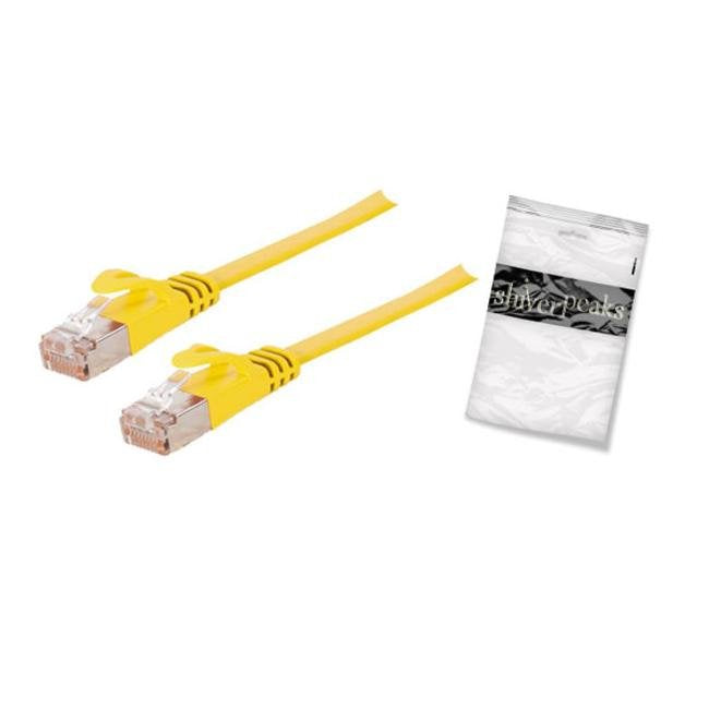 Shiverpeaks U/FTP, CAT.7, Slim, 2.0M Network Cable Yellow 2M CAT.7 U/FTP (STP)