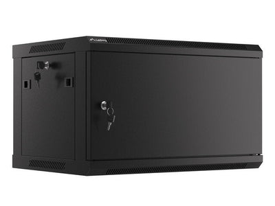 Lanberg Cabinet Rack 19 Assembly Wall 6U / 600X450 (paquete Flat Black WF01-6406-00B — image 1