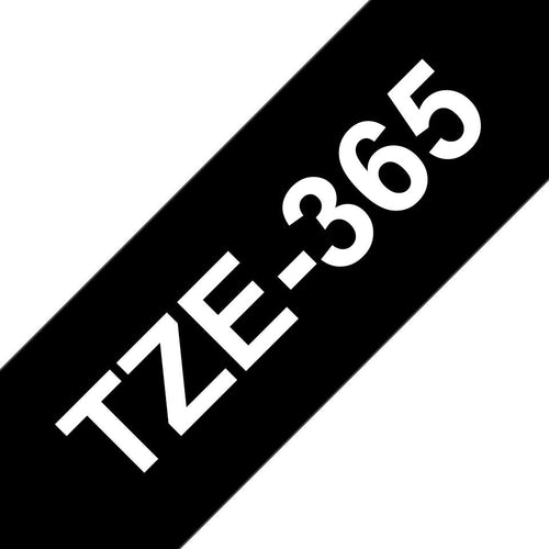 Brother TZE365 White Sobre Black Roll (3,6CM X 8M) 1 Bobina(s) Type Laminated P-touch PT-3600, 530, 9200, 9400 — image 1