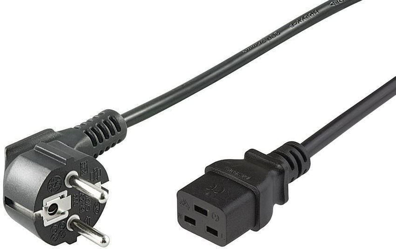 Microconnect PE0771902 Cable Transmisión Black 1,8M CEE7/7 C19 Acoplador