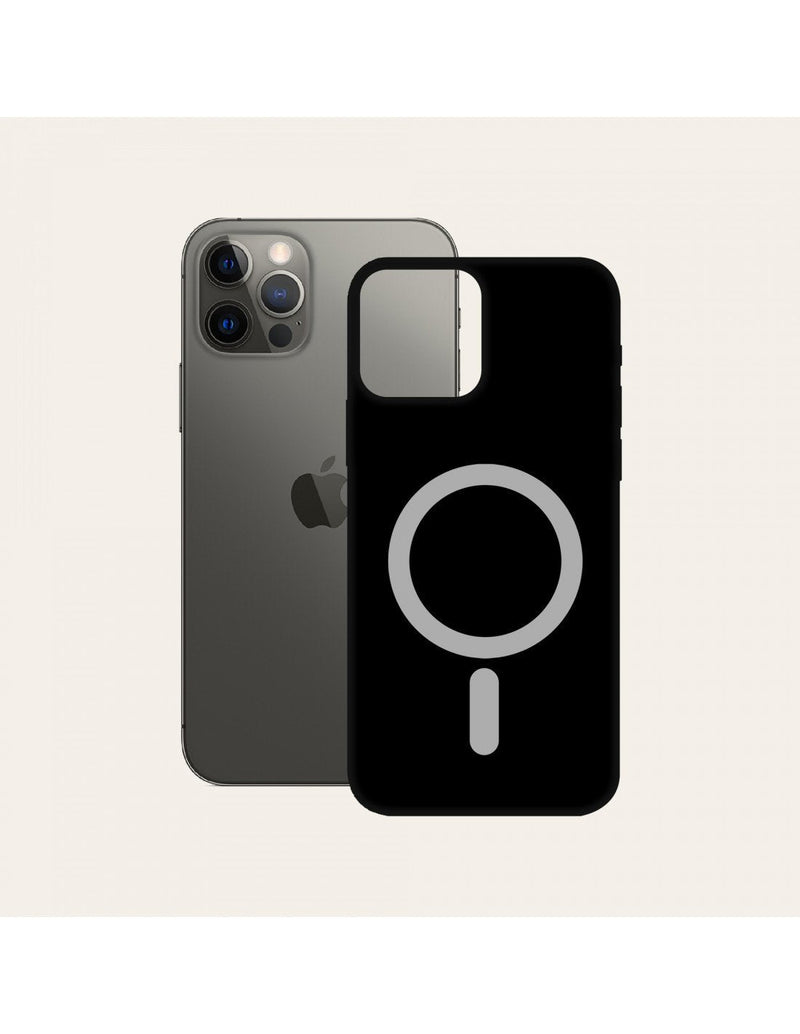 Ksix Case Iphone 12 Pro Max. Compatible With Magcharge Black Apple Iphone 12 Pro Max.