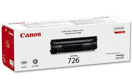 Canon Genuine Toner CRG-726 Black I-sensys LBP6200D, LBP6230DW