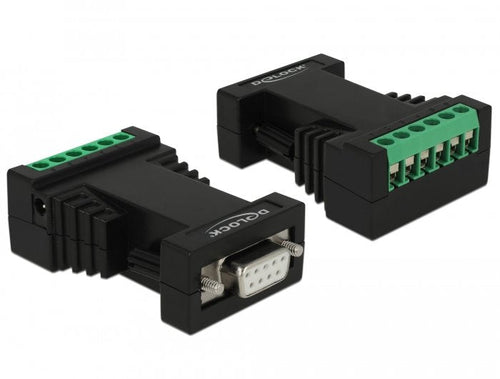 Isolator RS-232 D-sub Connector Female a RS-422 485 Terminalblock Protection Contra Sobretensiones 600W Galvan — image 1