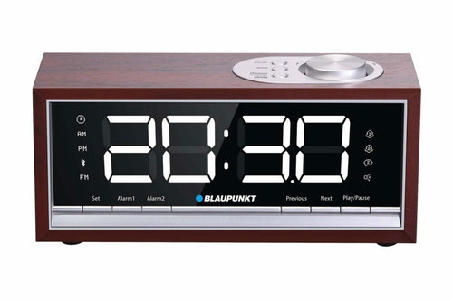 Blaupunkt CR60BT Radio Despertador With Bluetooth, Wood Brown — image 1
