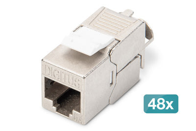 Digitus Keymone Jack CAT.6A RJ45-LSA Geschirmt 500MHZ 48M — image 1