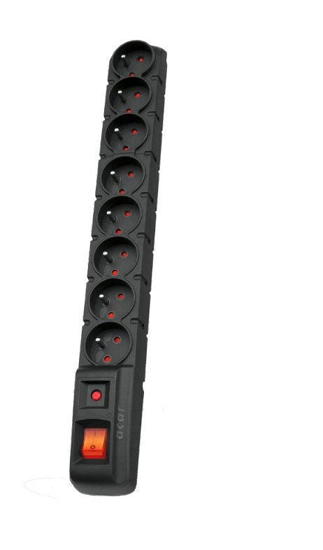Acar S8 Black 8 Salidas AC 230V 5M