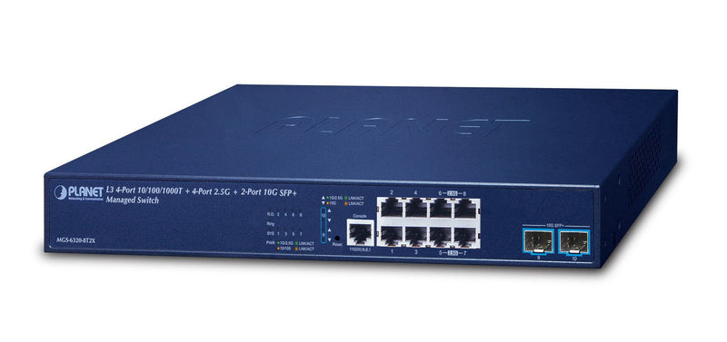 Switch Planet L3 4-PORT Ge MGS-6320-8T2X