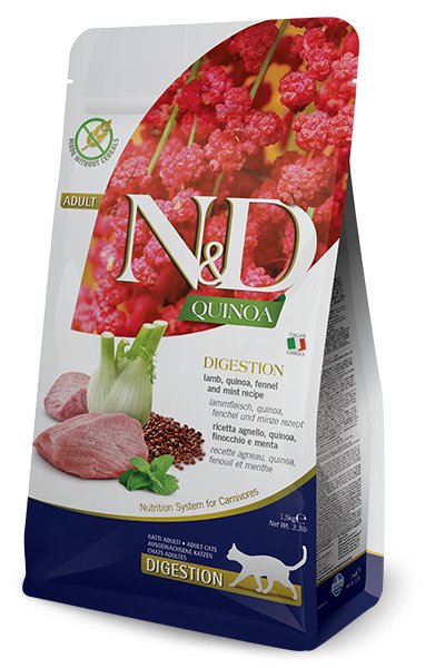 Farmina Comida Seca Gatos N&d Quinoa Digestion Lamb And Fennel 1,5KG — image 1
