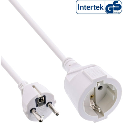 Inline® Power Extensión Cable White, 1.5M — image 1