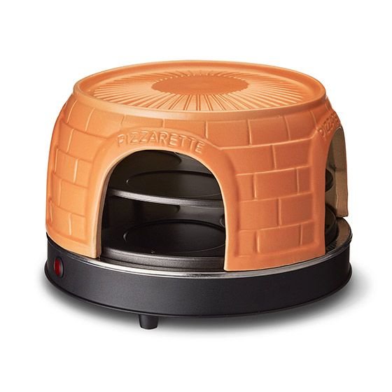 Emerio Hornos PO-116124 Fabricante Pizza X 8 Pizza(s) 1500W Black Orange
