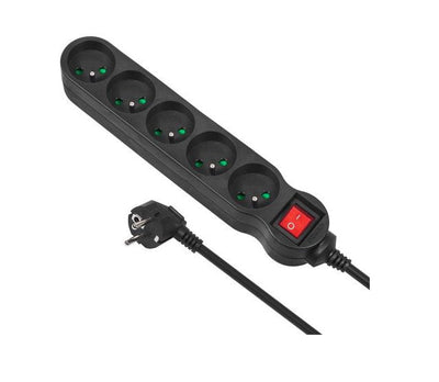 Power Strip Power 5G 1,4M MCE183 2300W Black — image 1