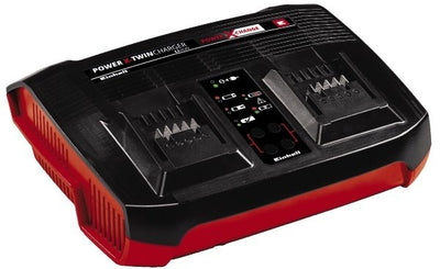 Einhell Charger Double Power-x-twincharger, Black Red 4512069 — image 1