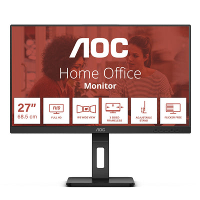 AOC Monitor 27 27E3QAF 16:09 Hdmi+dp VA Black Retail — image 1