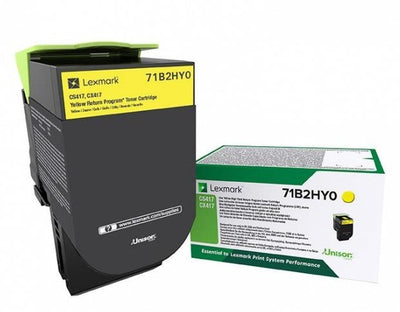 Lexmark Genuine Toner X417, High Yield, Yellow Lccp, Lrp, Lexmark CS417DN, CS517DE, CX417DE — image 1