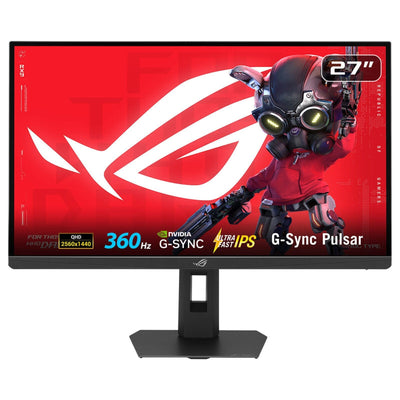 ASUS Monitor Rog Strix XG27AQNGV Pulsar 27 Black Qhd, Ultra-fast-ips, Hdmi, Dp, G-sync Pulsar, 360HZ Panel 90L — image 1