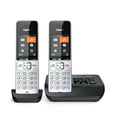 Gigaset Comfort 500A Duo Phone Dect/Analógico Identificador Llamadas Black Silver — image 1