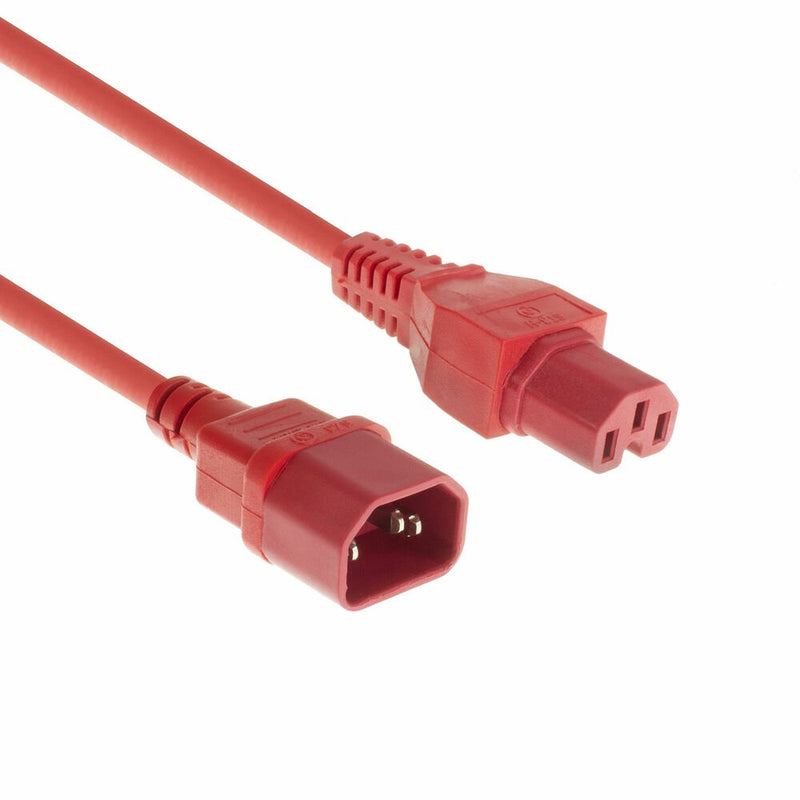 Powercord C14 - C15 Red 5M