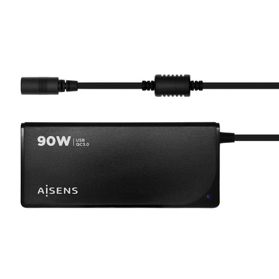Aisens Charger Laptop 90W Automatic 12 Connectors Voltaje 15-20V ASLC-90WAUTO-BK — image 1