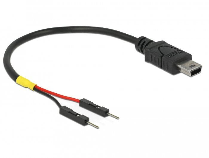 Delock USB Stromkabel Mini-b Sobre 2 X Pfostenstecker Individual Power 10CM