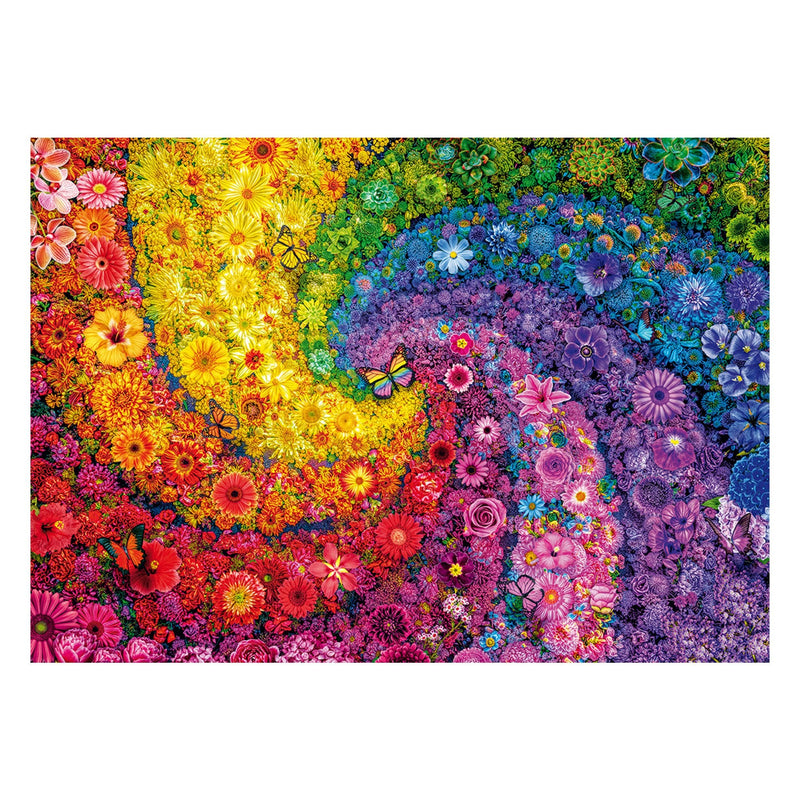 Schmidt Spiele Puzzle 2000 Pieces With Remolinos Flores Colours 59744