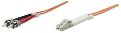 Intellinet 3M Lc/St Cable Fibre Optic OM1 Orange — image 1
