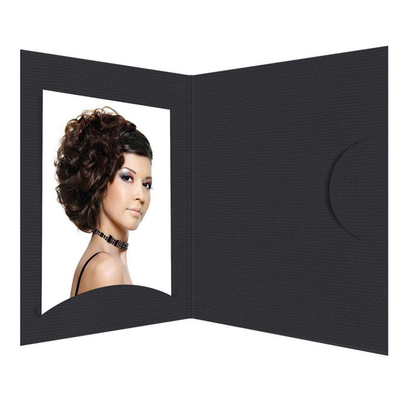 Daiber 1X100 Portrait Folders Opti-line Up To 10X15 Cm Black