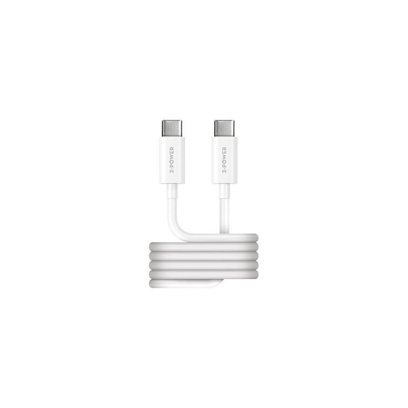 2-POWER 100W 2-POWER 1M USB-C To USB-C Cable For 5A 100W Devices 2PUC1M05W