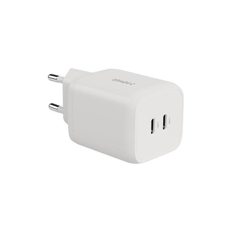 2-POWER 65W Wall Charger Pd GaN 2 X USB-C General Consumer Electronics 2PWC65W02G-EU