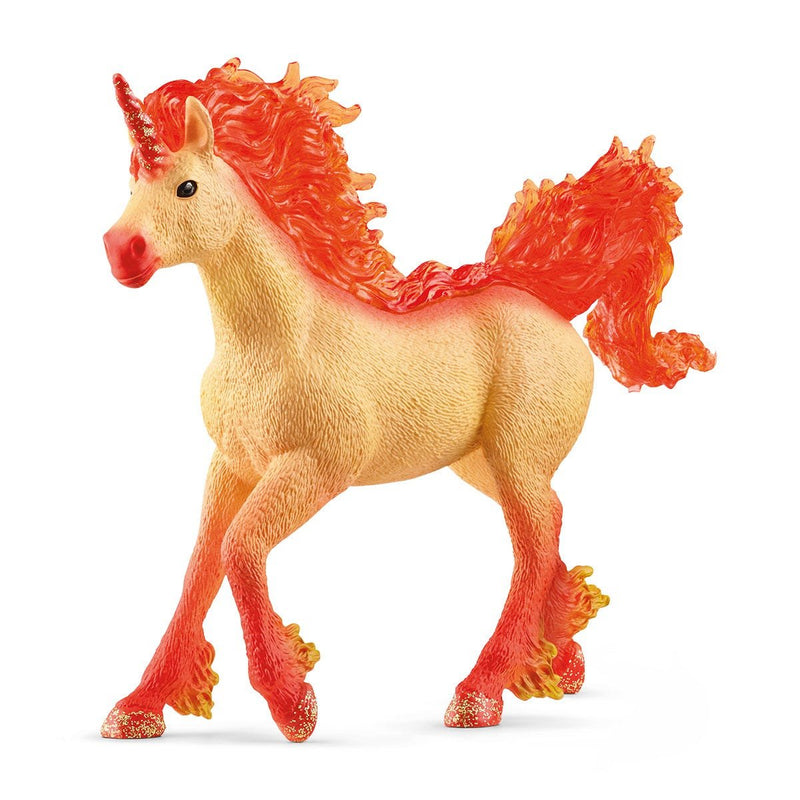 Schleich Figure Bayala Elementa Fuego Unicornio Semental 70756