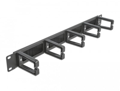 Delock 19 Organiser Cables Power Strip Brush 5 Stand 1 He Black — image 1