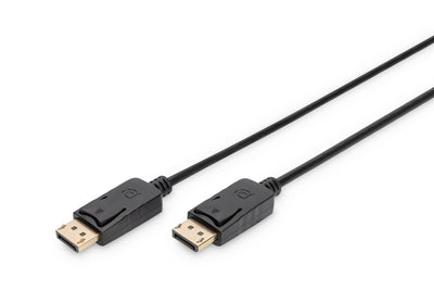 Cable Digitus Video DisplayPort DP M/M 3M W/Interlock DP 1.1A Conform Sw — image 1
