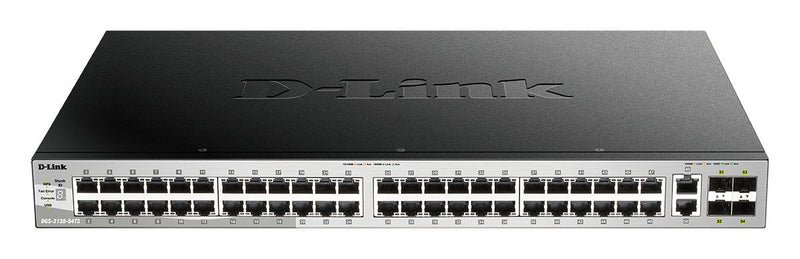 Switch Gestionable L3 D-link Stackable DGS-3130-54TS/ And 48P Giga + 2P 10G + 4P 10G Sfp +