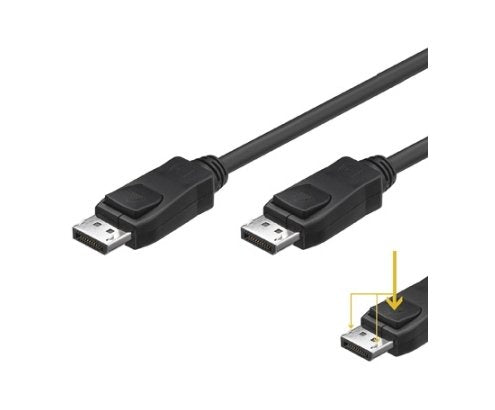 Ewent Cable DisplayPort V1.2 4K Male / Male 2M Black