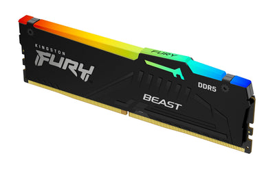 Kingston Memory DDR5 Fury Beast RGB 64GB 1X64GB 5600MHZ CL40 KF556C40BBA-64 — image 1