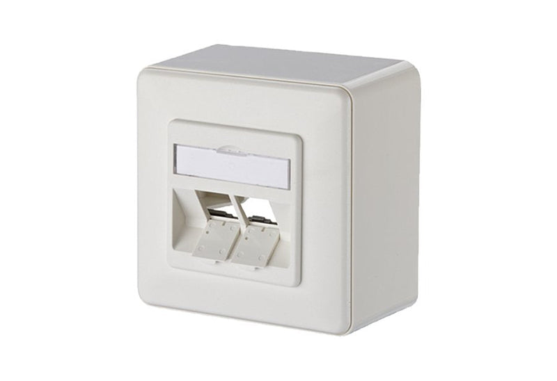 Metz Connect Keystone Roseta Ap 2 Port Unbepiezast Reinweiss
