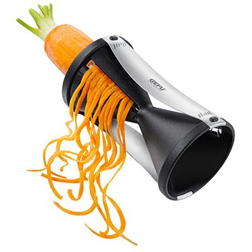 Gefu Spirelli Rebanadora Manual Black Silver Plastic Steel Inoxidable — image 1