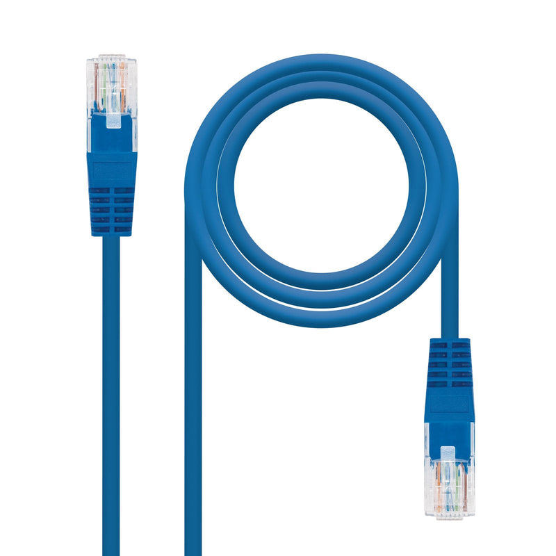 Nanocable Network Cable RJ45 CAT.6 UTP AWG24 2M - Blue
