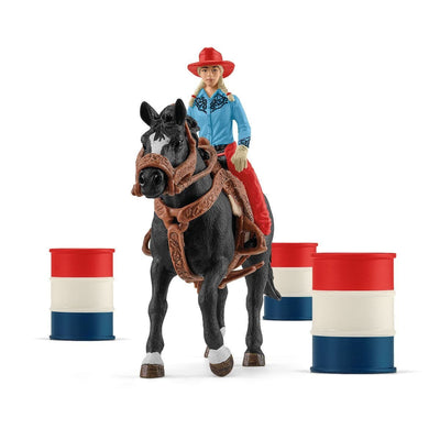 Figure Set Farm World Barrel Racing With Cowgirl, Spielfigur 42576 — image 1