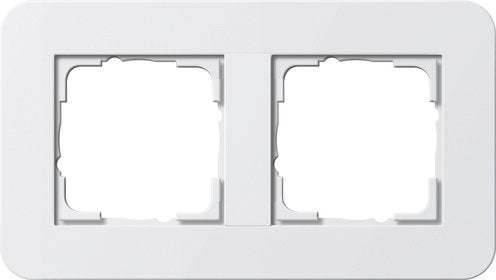 Gira 0212410 Frame Embellecedor 2F E3 White Puro White Puro