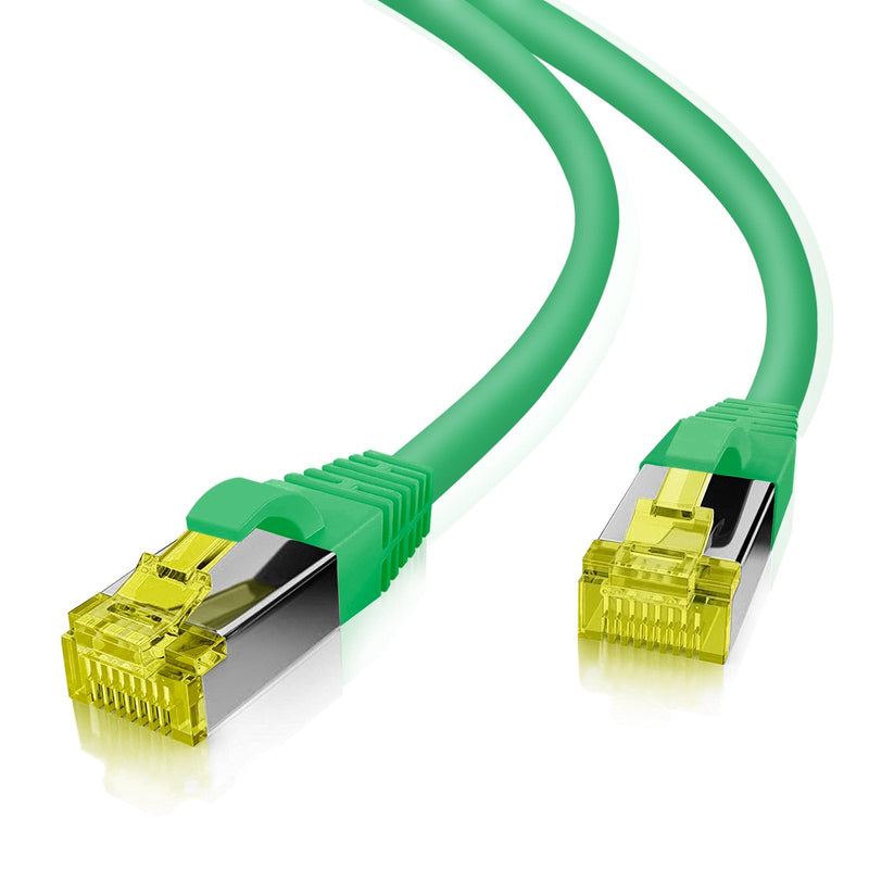 Helos Ultra Flex Network Cable S/FTP CAT.6A Tpe Green 25,0M