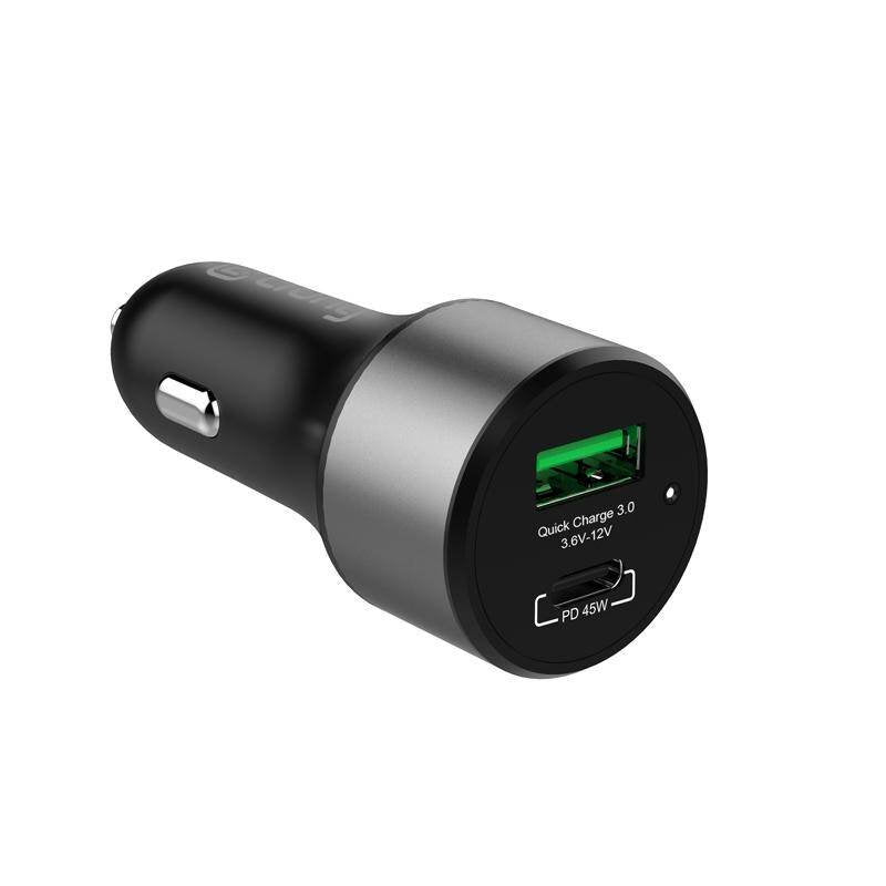 Charger Car Power Car Charger 63W USB-C Pd 45W + USB Qc 3.0 18W