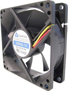 Chieftec Fan PC AF-0825PWM Housing Computer Black